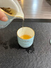瑪戈隆特【中秋禮物】行云6頭南山茶具便攜旅行茶壺陶瓷茶杯茶葉罐 玉蘭花開(kāi)琺瑯彩 一壺2杯 6件 曬單實(shí)拍圖