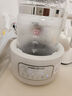 摩飛電器（Morphyrichards）全玻璃養生壺家用燒水壺多段控溫電熱水壺極速風(fēng)冷恒溫壺沖奶泡奶機MR5602 1.2L 椰奶白 曬單實(shí)拍圖