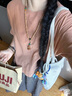 無(wú)印良品（MUJI）女式 強捻短袖罩衫t恤上衣女款內搭女裝25年夏季純棉BCE92C5S 煙熏橙色 L （165/88A） 曬單實(shí)拍圖