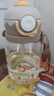 英氏（YEEHOO）兒童水杯PPSU吸管杯幼兒園1歲+背帶水杯大容量夏天牛奶杯500ml 曬單實拍圖