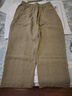 可然樸簡(jiǎn)【愷舟】100%酵洗漢麻 寬松九分褲休閑蘿卜褲子女褲夏季新款2025 棕櫚棕 M 曬單實(shí)拍圖