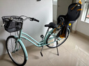 迪卡儂自行車(chē)車(chē)筐前筐前車(chē)把非折疊藍城市車(chē)籃子前車(chē)筐OVB2 新款自行車(chē)前車(chē)籃120 金屬-黑色 曬單實(shí)拍圖