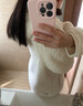 蕉內(nèi)絨絨506H睡衣男女士衛(wèi)衣版可外出家居服套裝羊羔絨加厚秋冬季保暖 【女士連帽】奶杏 M 曬單實(shí)拍圖