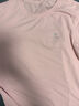 駱駝（CAMEL）速干運動服女短袖T恤褲跑步兩件套裝 J25BAXLN076 剛?cè)岱?黑 XXL 曬單實拍圖