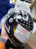 野馬（YEMA）3C認證236S兒童頭盔女孩男孩電動(dòng)車(chē)安全帽冬季保暖四季通用摩托車(chē)全盔 亮黑復古航天配透明鏡片 曬單實(shí)拍圖