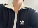 阿迪達斯 （adidas）三葉草男女休閑潮流時(shí)尚撞色運動(dòng)外套上衣JW0110 M碼 曬單實(shí)拍圖