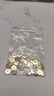 藍蓮之季黃銅隔片手串素面墊片散片 文玩DIY藏飾星月菩提大小金剛配飾配件 黃銅隔片【8mm 15片】 曬單實(shí)拍圖