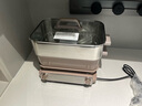 美的（Midea）鈦陶0氟多功能鍋電火鍋不銹鋼蒸鍋鴛鴦火鍋專(zhuān)用鍋超薄速沸多功能一體電鍋煎烤料理鍋DLS332266S 曬單實(shí)拍圖