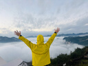 吉普（JEEP）三合一沖鋒衣男女2025新款可拆卸內膽秋冬季防水外套登山服兩件套 熒光綠抓絨內膽  三合一可拆卸  S 90-110斤 曬單實(shí)拍圖