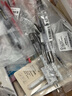 百樂(lè )（PILOT）黑色中性筆P500/V5/果汁筆/G1/SG針管水筆0.5按動(dòng)簽字筆學(xué)生考試筆經(jīng)典組合文具套裝 5支裝 曬單實(shí)拍圖