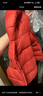 巴拉巴拉童裝兒童羽絨服寶寶男女童2025冬裝新款嬰兒外套保暖上衣泡芙羽絨 紅色小南瓜61003-白鴨絨 90 （充絨量71g 適合1-2歲） 曬單實(shí)拍圖