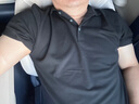 十如仕polo衫男短袖高端【二代汗無(wú)痕】透氣t恤春夏季透氣商務(wù)休閑 P21 海軍藍(lán) XL 曬單實(shí)拍圖