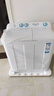 海爾（Haier）雙桶洗衣機(jī)半自動(dòng) 家用大件洗 12公斤大容量 一級(jí)能效省水電 以舊換新 雙缸 原廠品質(zhì)XPB120-81D2 曬單實(shí)拍圖