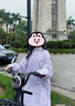 全燕雨衣一體全身防暴雨電動(dòng)車(chē)專(zhuān)用長(cháng)款電瓶車(chē)單人女連體人車(chē)分離雨披 旗艦款-煙霞紫【拉鏈按扣組合+雙層袖口+反光條】 L1件【適合身高160-170cm】 曬單實(shí)拍圖