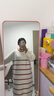 果殼（Gukoo）睡裙冬季hellokitty聯(lián)名新款半邊絨保暖女家居服睡裙D 牛乳白睡裙 L 曬單實(shí)拍圖