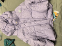 巴拉巴拉女童兒童羽絨服冬季短款童裝連帽外套時(shí)尚舒適三防戶(hù)外潮 粉紫70007（白鴨絨） 120 充絨量93g 曬單實(shí)拍圖