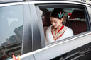 婚紗一字披肩女秋冬狐貍毛結(jié)婚皮草斗篷新娘禮服旗袍外搭宴會喜婆 白色一字披肩（豪華版+胸針） 曬單實拍圖