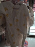 迪士尼嬰兒衣服60g新生幼兒連體衣夾棉滿(mǎn)月寶寶爬爬服百天睡衣春秋冬季 曬單實(shí)拍圖