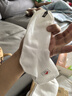 京東京造 兒童夏季男童襪子中小學(xué)棉襪校園小白襪開學(xué)5雙20-22cm 曬單實(shí)拍圖