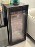 卡薩帝（Casarte）【國家補貼】冰吧家用飲料柜辦公室紅酒柜茶葉柜水果保鮮柜冰柜冷藏柜透明玻璃門(mén)展示柜嵌入式冷柜 黑色142L 曬單實(shí)拍圖