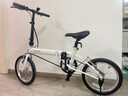 大行（DAHON）KT610折疊自行車16英寸單速男女學(xué)生上班上學(xué)城市通勤單車 白色 曬單實拍圖