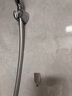 箭牌（ARROW）花灑軟管銀色PVC耐熱防爆淋浴軟管硅膠芯接口1.5米防纏繞噴頭軟管 銀色淋浴花灑軟管AE5973CP 曬單實(shí)拍圖