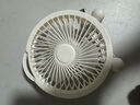 電風(fēng)扇家用桌面風(fēng)扇usb小風(fēng)扇插電迷你電扇4寸學(xué)生宿舍辦公室臥室臺(tái)扇制冷 白色-USB插電款 曬單實(shí)拍圖
