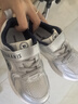 泰蘭尼斯春季兒童運動(dòng)鞋百搭男女童輕便防滑老爹鞋 白/銀色（單網(wǎng)）  29 曬單實(shí)拍圖