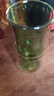 美斯尼玻璃杯雙層防燙綠茶杯耐熱家用高硼硅玻璃水杯辦公室喝茶杯 蒼綠竹節(jié)杯 220ml 1只 曬單實(shí)拍圖