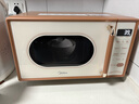 美的（Midea）小滋味微波爐烤箱家用一體機 18L小型家用微波爐光波加熱平板易潔變頻一級能效 C1G2 復古美拉德風(fēng) C1G2 曬單實(shí)拍圖
