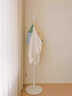 云博香韻進(jìn)口櫸木落地衣帽架家用臥室實(shí)木掛衣架多掛鉤門(mén)廳立式衣服掛包架 奶油白-圓盤(pán)款【8掛鉤】 曬單實(shí)拍圖