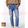 GXG男裝商場同款牛仔褲修身男24年夏 牛仔藍(lán) 180/XL 曬單實(shí)拍圖