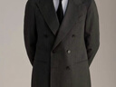 CULTUM高支精紡羊毛意式戧駁領(lǐng)修身西服套裝男商務(wù)職業(yè)通勤灰色西裝正裝 深灰色兩件套 褲子尺碼自行備注 180B /52B 曬單實(shí)拍圖