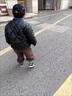 奧特曼童裝男童棉服冬季2025新款寶寶衣服兒童秋冬款牛仔假兩件加絨外套 黑色 90 建議80-90cm1歲半-2歲 曬單實(shí)拍圖