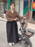 JCZS【日本品質(zhì)】電動(dòng)車(chē)保暖護膝冬季加厚加絨半身?yè)躏L(fēng)裙摩托車(chē)防風(fēng)老 時(shí)尚黑色加絨黃金絨 曬單實(shí)拍圖