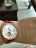 瑞士浪琴手表女士時(shí)尚奢華機械表十大品牌夜光防水超薄適用女表 L6498玫金白面-皮帶 送皮帶+手鏈 曬單實(shí)拍圖