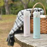 膳魔師（THERMOS）保溫杯500ml男女士?jì)和又星飮鴳c節生日禮物TCOK磨砂白 曬單實(shí)拍圖
