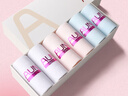 AUN襪子女士短襪春夏透氣網(wǎng)眼孔薄款運動(dòng)休閑純色彩棉襪防臭7A級 2粉2白2藍色= 6雙 均碼（34-39碼） 曬單實(shí)拍圖