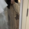 果殼（Gukoo）睡衣情侶冬季奇奇蒂蒂新款加絨保暖可愛女家居服套裝男 原木色 M 曬單實(shí)拍圖