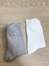 佰姿緣新疆棉襪子女士中筒襪抗菌防臭純棉女襪雙針堆堆襪女生搭配小皮鞋 【3雙裝】白色+奶白+卡其 均碼 【可免費(fèi)試穿一雙】 曬單實(shí)拍圖