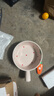 草莓陶瓷碗勺家用高顏值米飯碗少女心甜品碗釉下彩餐具套裝 【1個(gè)裝】淺粉草莓手柄碗 曬單實(shí)拍圖