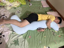 南極人（NanJiren）A類睡覺抱枕男生款睡覺專用大號玩抱睡夾腿抱沙發(fā)靠側(cè)睡夾腿枕 春夏秋季-香草綠【護腰可拆洗】 45cm*115cm 含枕芯 【成人款】 曬單實拍圖