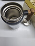 容山堂辦公杯純鈦保溫杯茶水分離泡茶杯馬克杯辦公室茶杯伴手禮物禮盒裝 木紋柄純鈦怡然悅辦公杯-冰晶銀 曬單實(shí)拍圖