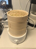 olayks立時(shí) 竹木蒸籠蒸鍋 竹云香電蒸鍋 竹子電鍋 家用多功能鍋速熱竹蒸籠饅頭包子 2層 家電政府補(bǔ)貼 曬單實(shí)拍圖
