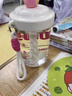鯨美多小紅書(shū)同款HelloKitty水杯凱蒂貓玻璃杯手動(dòng)咖啡攪拌杯吸管杯子 粉白帶提手旋轉(zhuǎn)攪拌吸管杯580毫 +吸管刷+送hello Kitty貓貓頭 曬單實(shí)拍圖