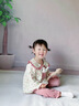迪士尼寶寶女童套裝春裝2024新款兒童時(shí)髦洋氣衣服1一4歲女寶寶春春季兩件套 粉紅色 80 建議75-85cm9-12月cm 曬單實(shí)拍圖