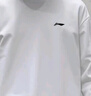 李寧長(zhǎng)袖T恤男士運(yùn)動(dòng)衛(wèi)衣春夏秋季棉質(zhì)寬松上衣休閑圓領(lǐng)套頭衫打底衫 曬單實(shí)拍圖