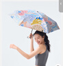 蕉下（beneunder）防紫外線遮陽傘五折口袋黑膠晴雨傘防曬傘BM665珊瑚礁 曬單實拍圖