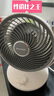 夏普（SHARP)小風(fēng)鈴空氣循環(huán)扇電風(fēng)扇家用小型桌面臺式宿舍臥室辦公室靜輕音抑菌扇葉搖頭臺扇PJ-CA230B-A 曬單實(shí)拍圖