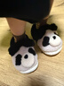 巴拉巴拉男童棉拖鞋熊貓可愛(ài)小女孩室內家居包跟毛茸棉鞋兒童保暖毛毛鞋冬 曬單實(shí)拍圖